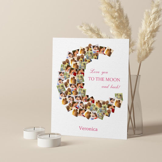 Custom Canvas Prints Love You To The Moon And Back Wall Art Decor