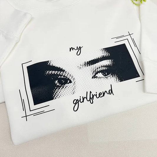 Unique Custom Eyes Tee Loved One's Eyes Shirt Personalized Eyes Artwork Tee Unique Eyes Sketch Art from Photo Gift for Your Love