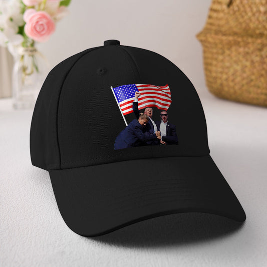 Fight! 2024 Assassination Hat Trump 2024 Shot Hat for Donald Trump Supporter