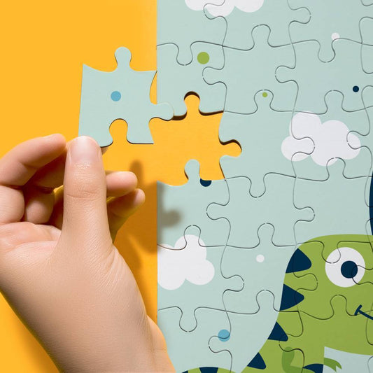 Custom Cartoon Dinosaur Photo Puzzle - 5 Size