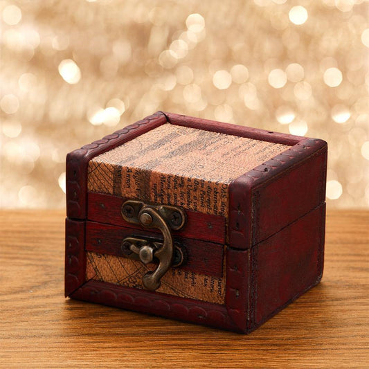 Custom Wooden Mini Box Vintage Storage Case