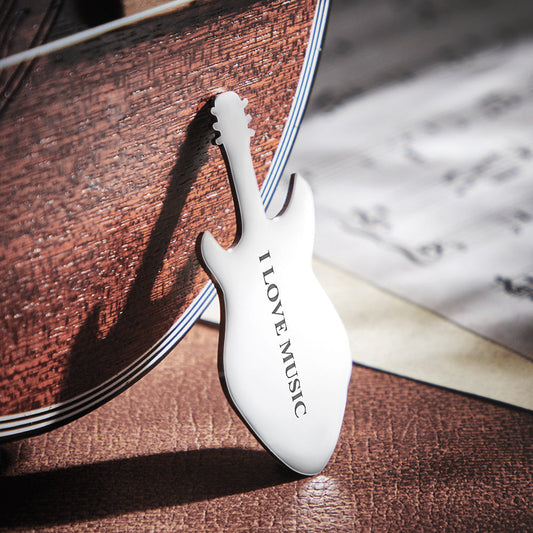 Personalized Engraved Guitar Pick Custom Guitar-Shaped Pick Gift for Guitarist