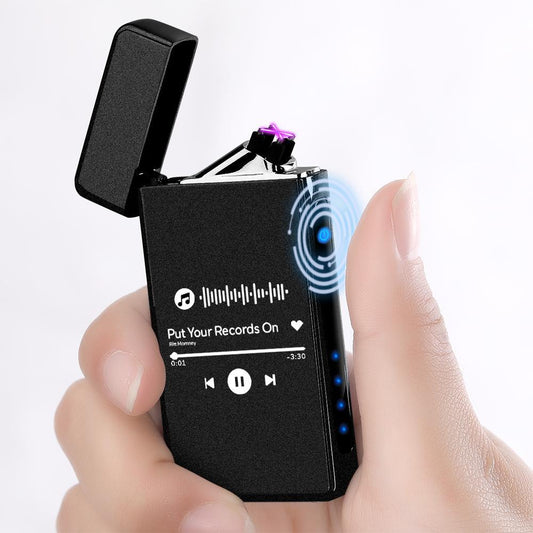 Personalized Music Code Engraved Lighter Custom Playlist Lighter