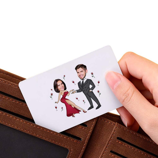 Scannable AR VR Animation 3D Card Virtual Reality Animation AR Graphic Cards for Couple