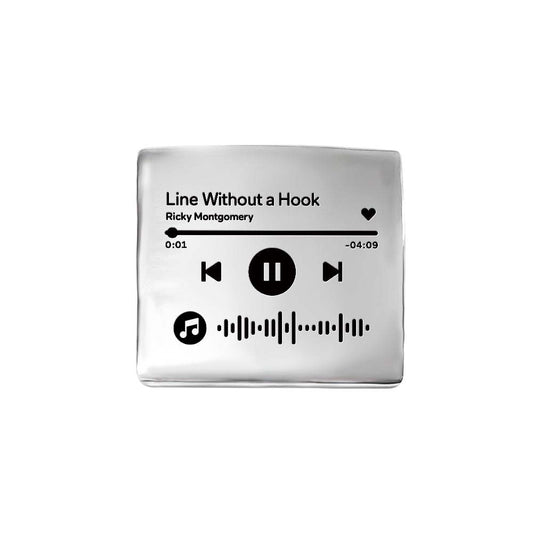 Custom Scannable Music Code Apple Watch Charm Sport Band Charm Personalized Smart Watch Jewelry Accessory