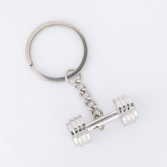 Dumbbell Metal Keychain Accessories Equipment Kettlebells Dumbbells Boxing Pendant Mini Fitness Keychain