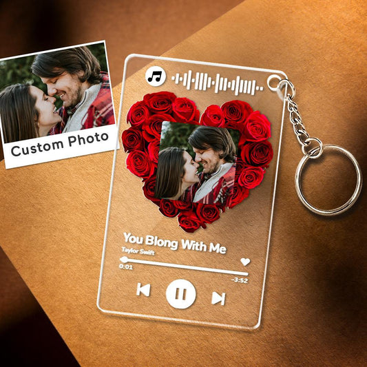 Custom Rose Plauqe Personalized Night Light Romantic & Sentimental Birthday Gifts For Boyfriend