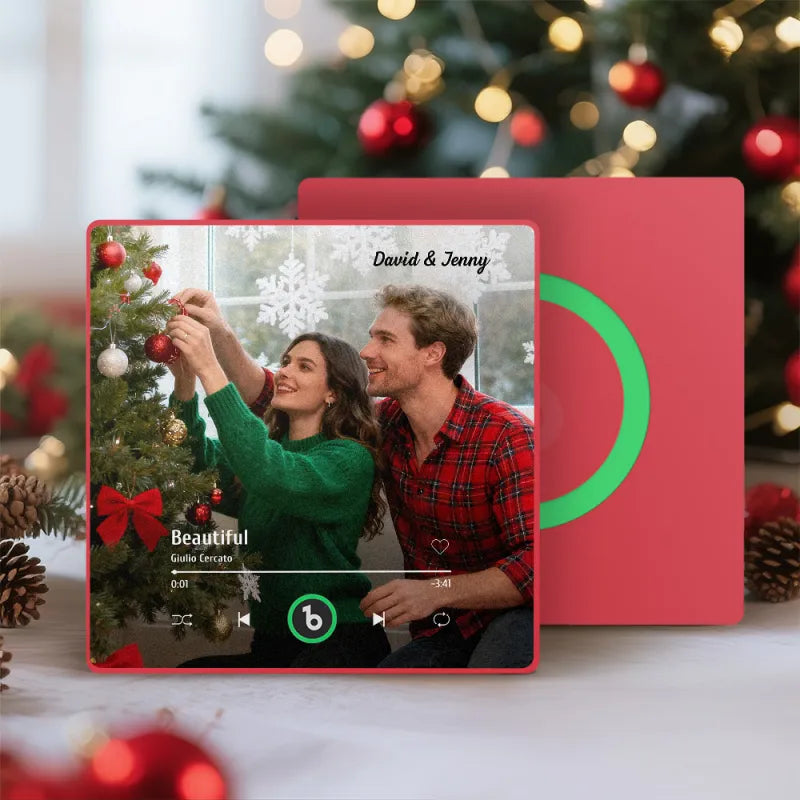 FridgeBeats Framed 4.0 Custom Music Fridge Magnet with Colorful Frame Album Fridge Magnet Wall Sticker Christmas Gifts