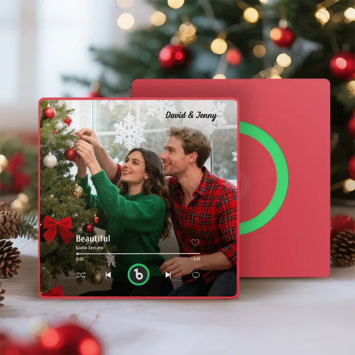 FridgeBeats Framed 4.0 Custom Music Fridge Magnet with Colorful Frame Album Fridge Magnet Wall Sticker Christmas Gifts