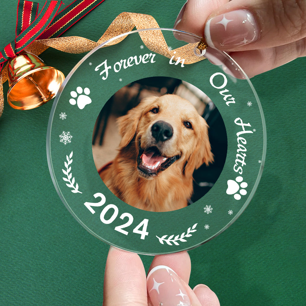 Personalized Dog Memorial Christmas Ornaments Remembrance Gift for Loss of Pet
