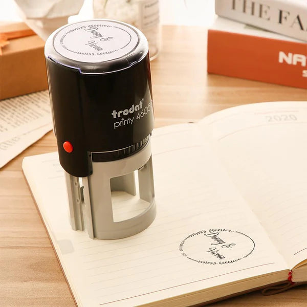 Custom Wedding Stamp Self Inking Stamp Wedding Gifts 5 Colors
