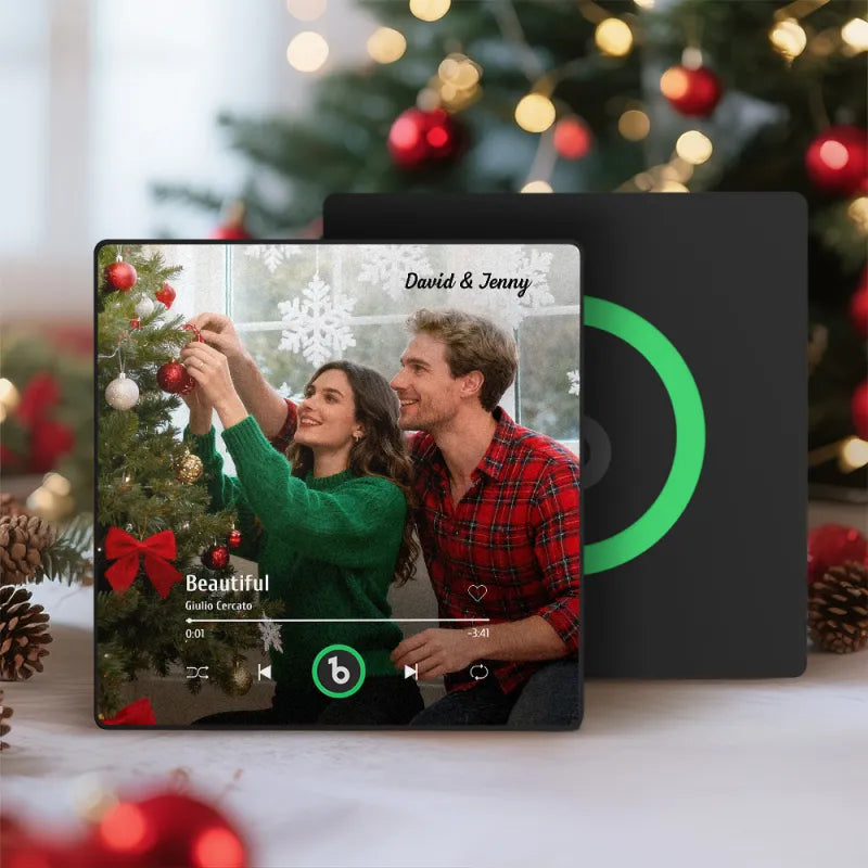 FridgeBeats Framed 4.0 Custom Music Fridge Magnet with Colorful Frame Album Fridge Magnet Wall Sticker Christmas Gifts