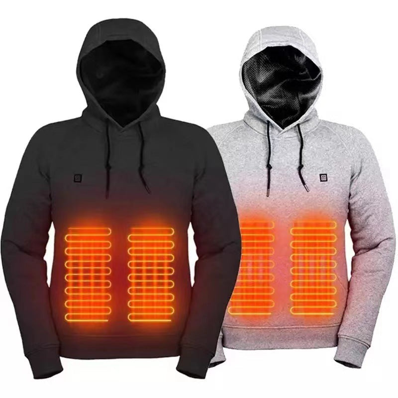 Heated Hoodie for Men Women Electric Unisex Heating Sweatshirt