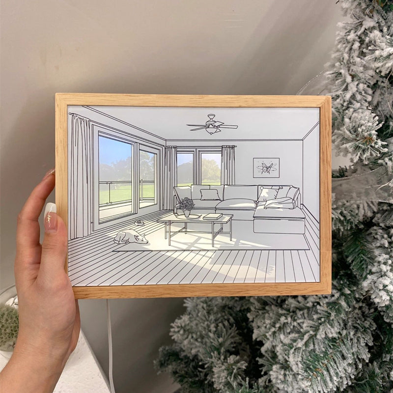 Painting Night Light Creative Sunshine Painting Lamp Home Decoration Gifts