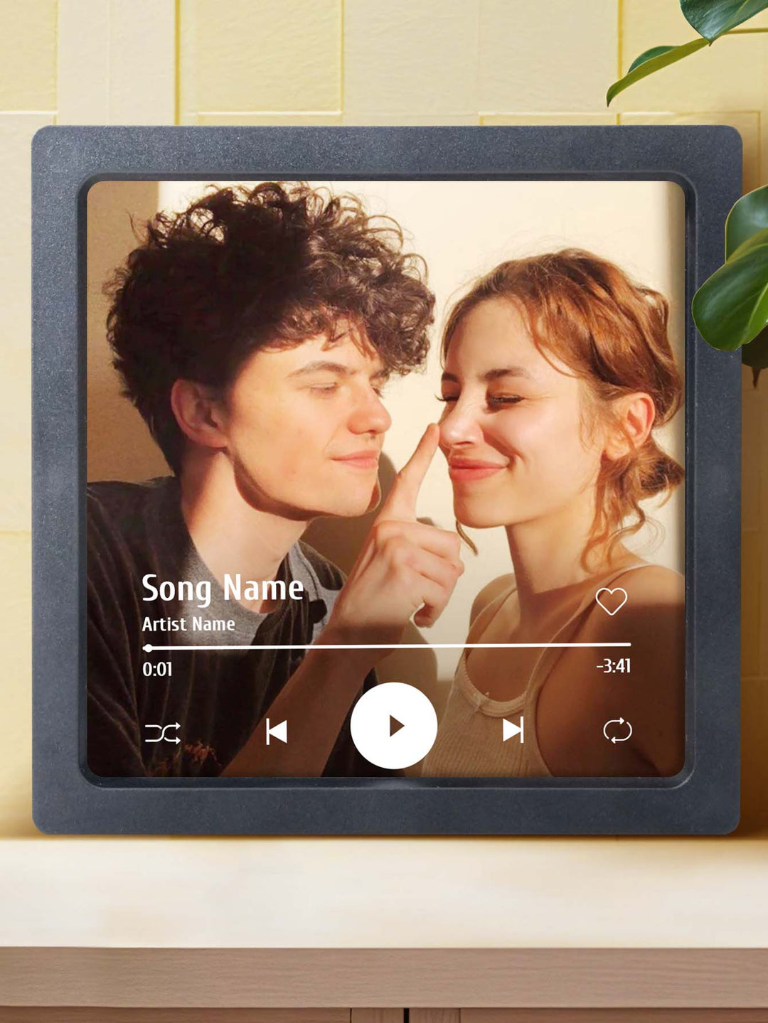 Customizable Photo Music Fridge Magnet for Personalized Gifts