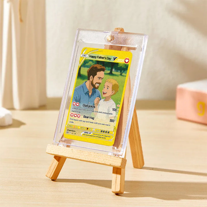 Father's Day Poke Card Custom Poke Card Gift For dad Father's Day Gift Custom Poke Present