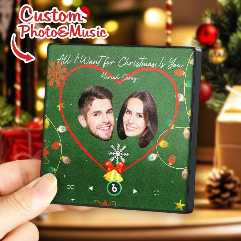 FridgeBeats Framed 4.0 Custom Face Music Fridge Magnet Personalized Colorful Fridge Magnet Music That Can Be Played Christmas Gift