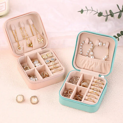 Personalized Jewelry Box with Glitter Letter Bridesmaid Gift for Her