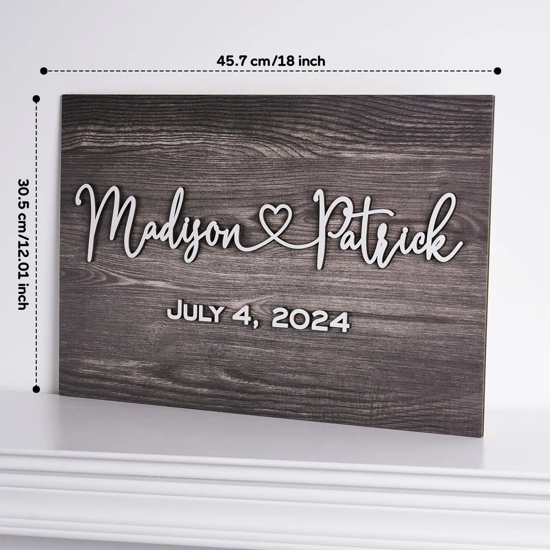 Personalized Wedding Sign Wedding Welcome Sign for Wedding Entrance