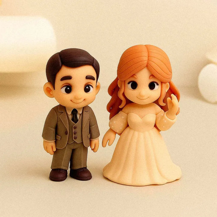 Custom Cute 3D Mini Figure Office Desk Figurine Based on Your Picture Birthday Gift Valentines Gift Christmas Gift