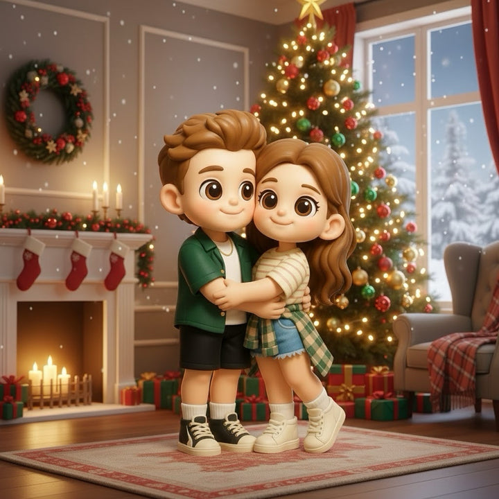 Custom Cute 3D Mini Figure Office Desk Figurine Based on Your Picture Birthday Gift Valentines Gift Christmas Gift