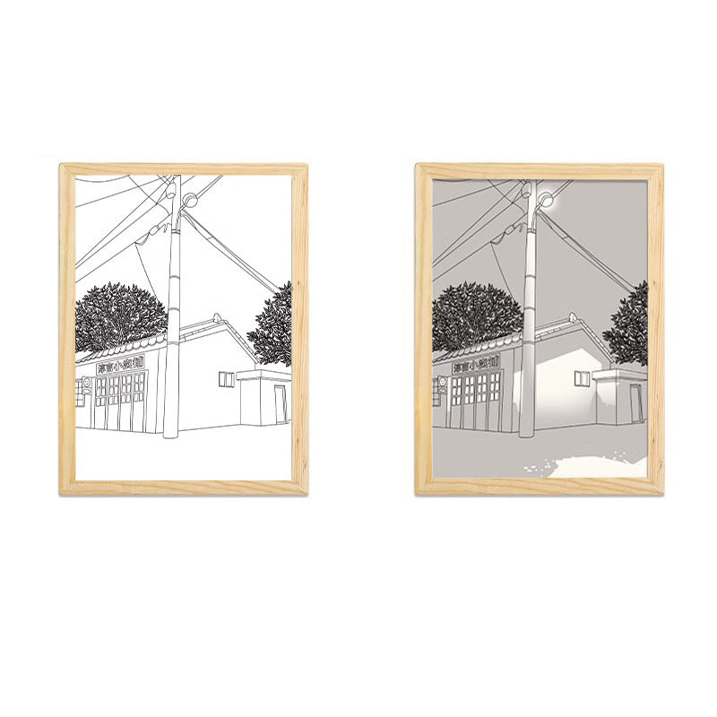 Painting Night Light Creative Sunshine Painting Lamp Home Decoration Gifts