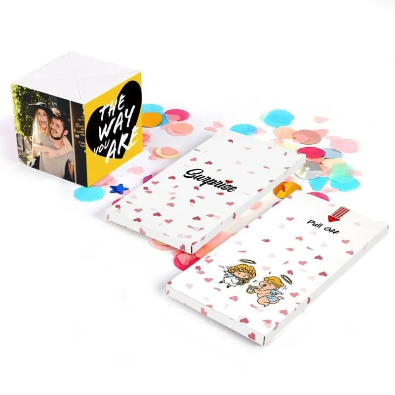 Surprise Box Photo Surprise Explosion Bounce Box DIY Surprise