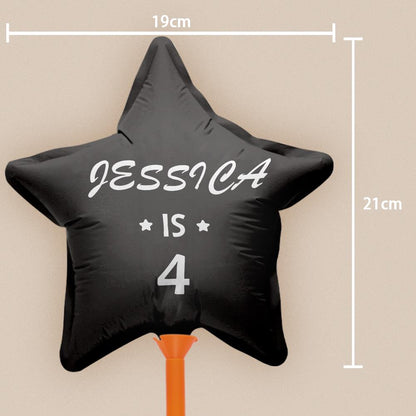 Personalized Star Birthday Balloons for Birthday Party Decoration Supplies