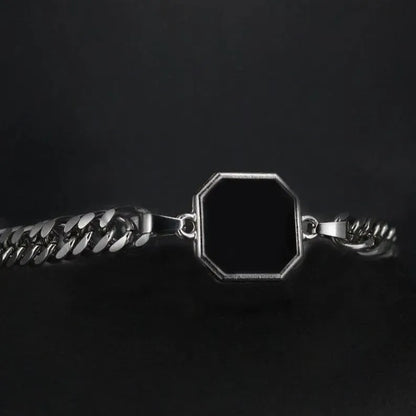 Personalized Temperature-Sensitive Photo Bracelet Magic Photo Men's Bracelet Which Changes Color With Temperature Best Gift For Him