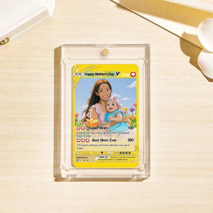 Mother's Day Poke Card Custom Poke Card Gift For Mom Mother's Day Gift Custom Poke Present