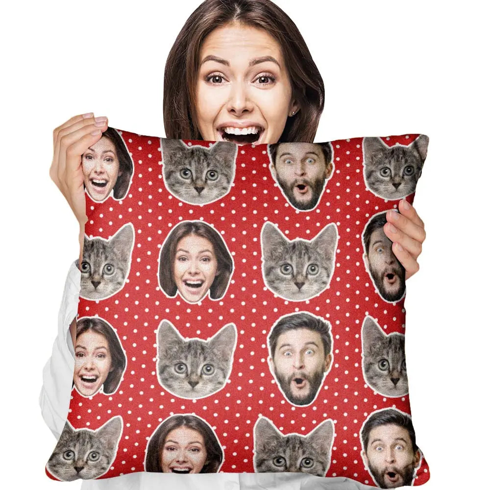 Custom Face Pillowcase – Personalize Your Home Decor with Unique Pillowcase Cover Only (Insert Not Included)