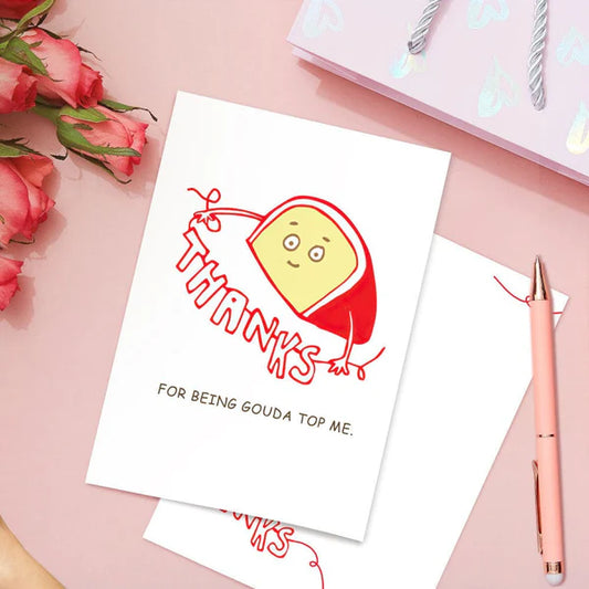 Cute Thank You Card Thanks For Being So Kinda To Me Gifts for Friends