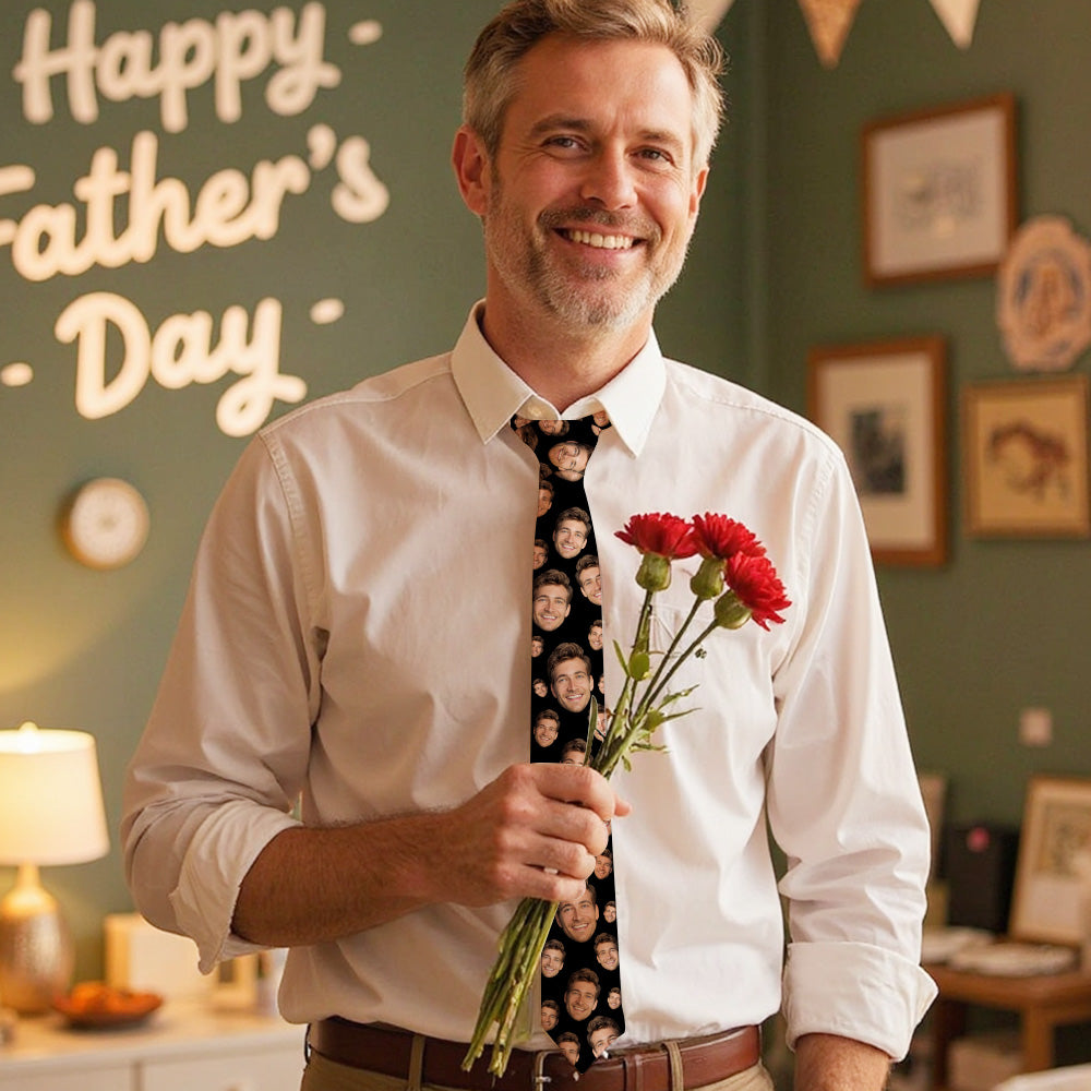 Custom Face Necktie – A Fun and Meaningful Gift for Father’s Day Birthdays and Special Moments