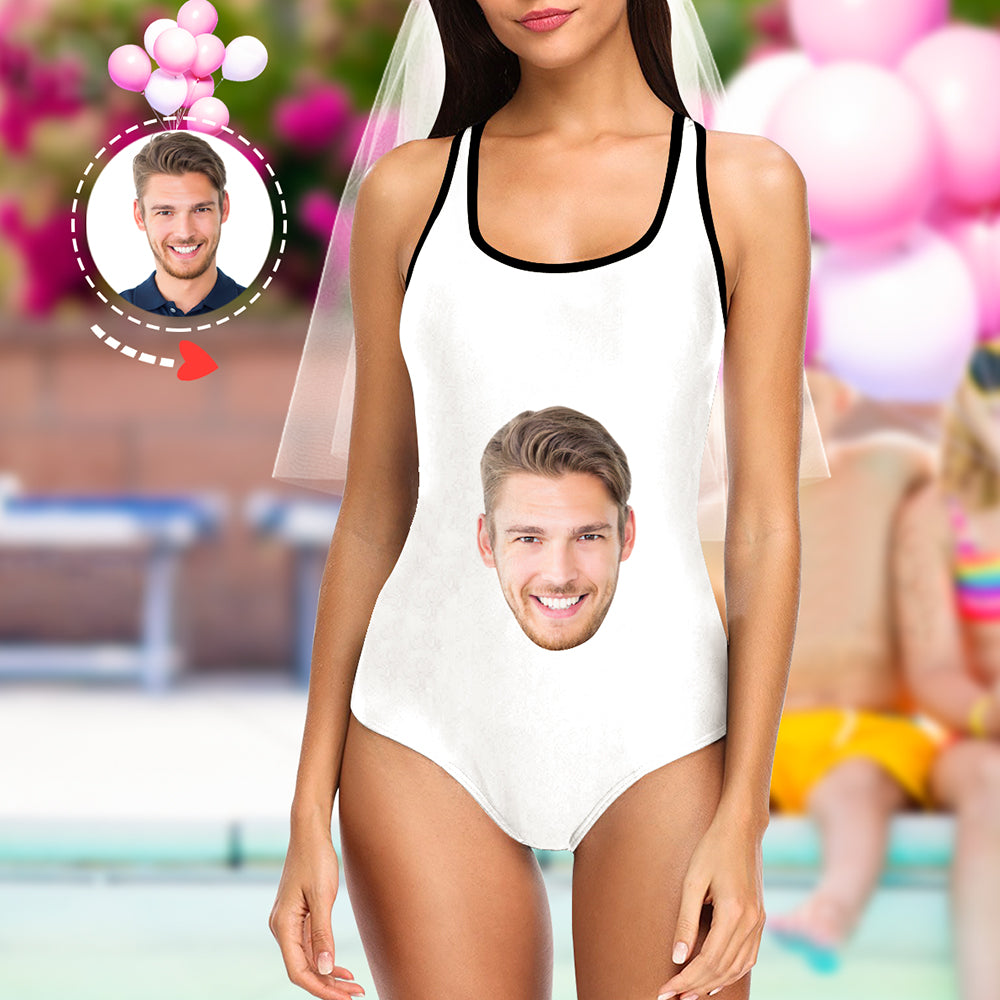 Custom Face Swimsuit Ladies One Piece Swimwear