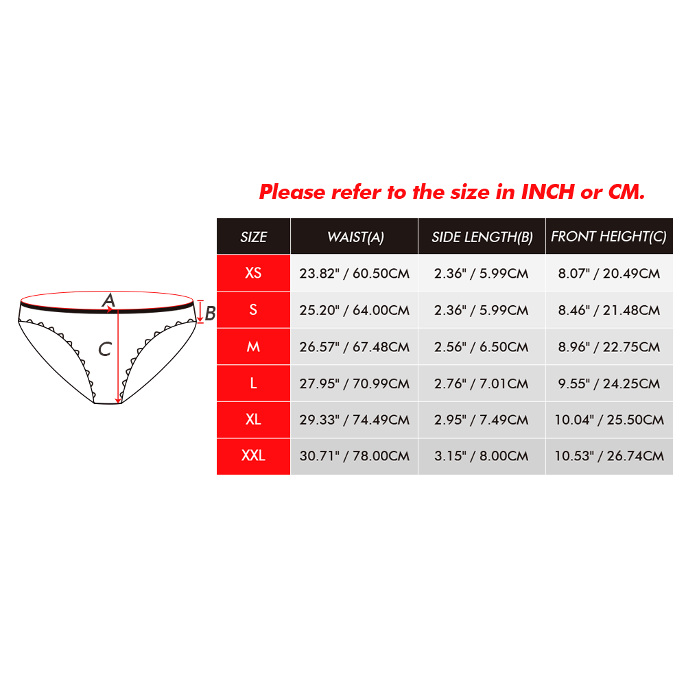 Custom Face Mash Women Panties Gift for Her Underwear