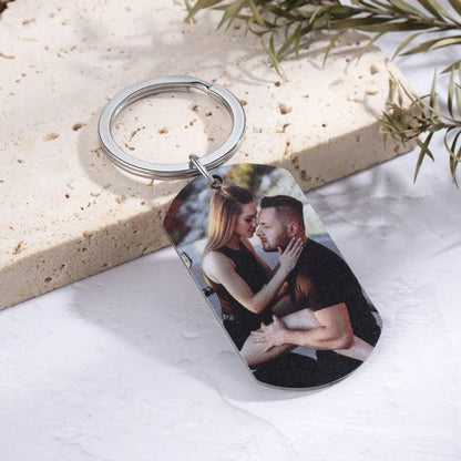 Wedding Gifts Drive Safe Keychain Custom Photo Keychain With Name For Boyfriend