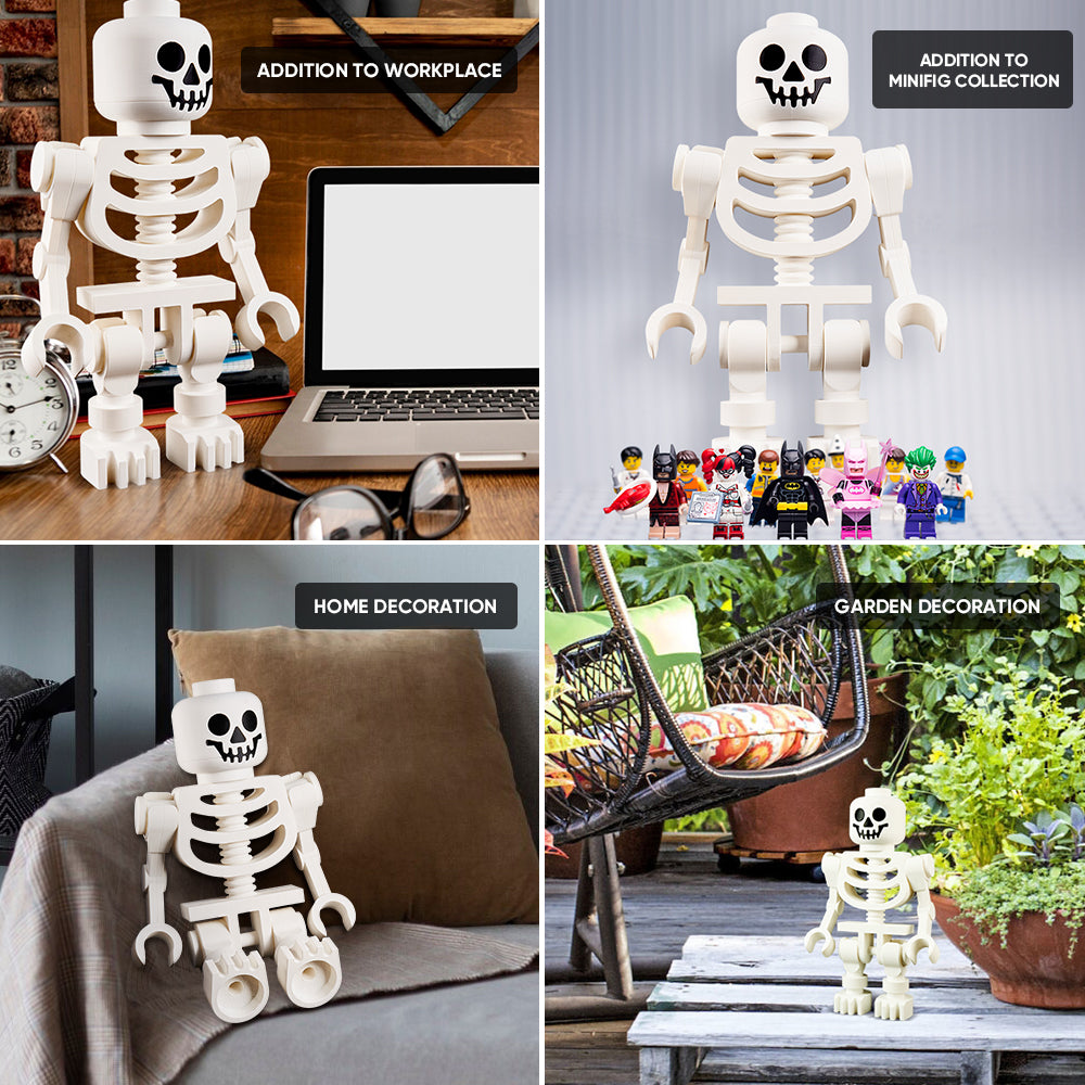 3D Print Enchanting Giant White Skeleton Figures Decoration Gift for Figures Lovers’ Collection and a Whimsical Addition to Your Home Decor