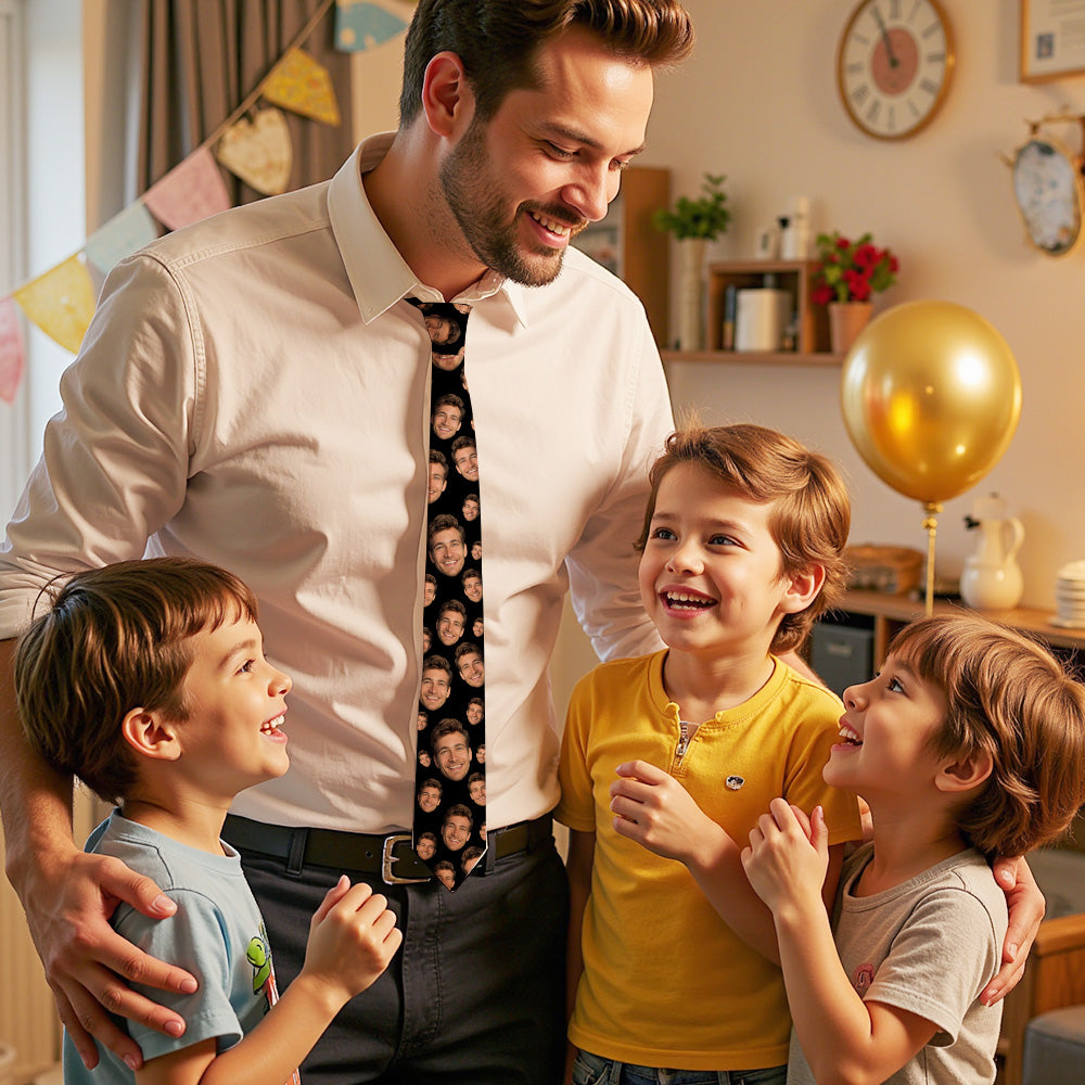 Custom Face Necktie – A Fun and Meaningful Gift for Father’s Day Birthdays and Special Moments