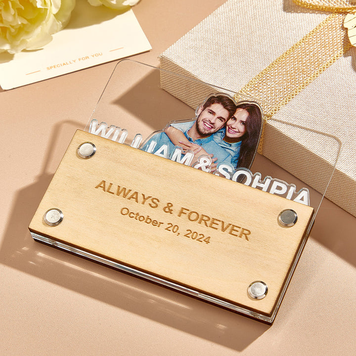 Personalized Photo Plaque Couple Plaque Home Decor Gift for Lover