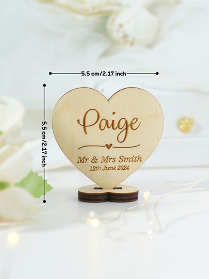 Personalized Wooden Wedding Placenames Custom Place Cards Wedding Table Decorations