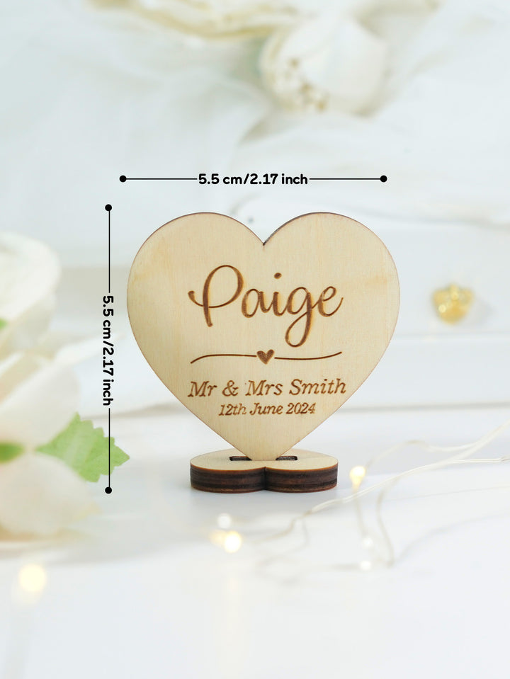 Personalized Wooden Wedding Placenames Custom Place Cards Wedding Table Decorations