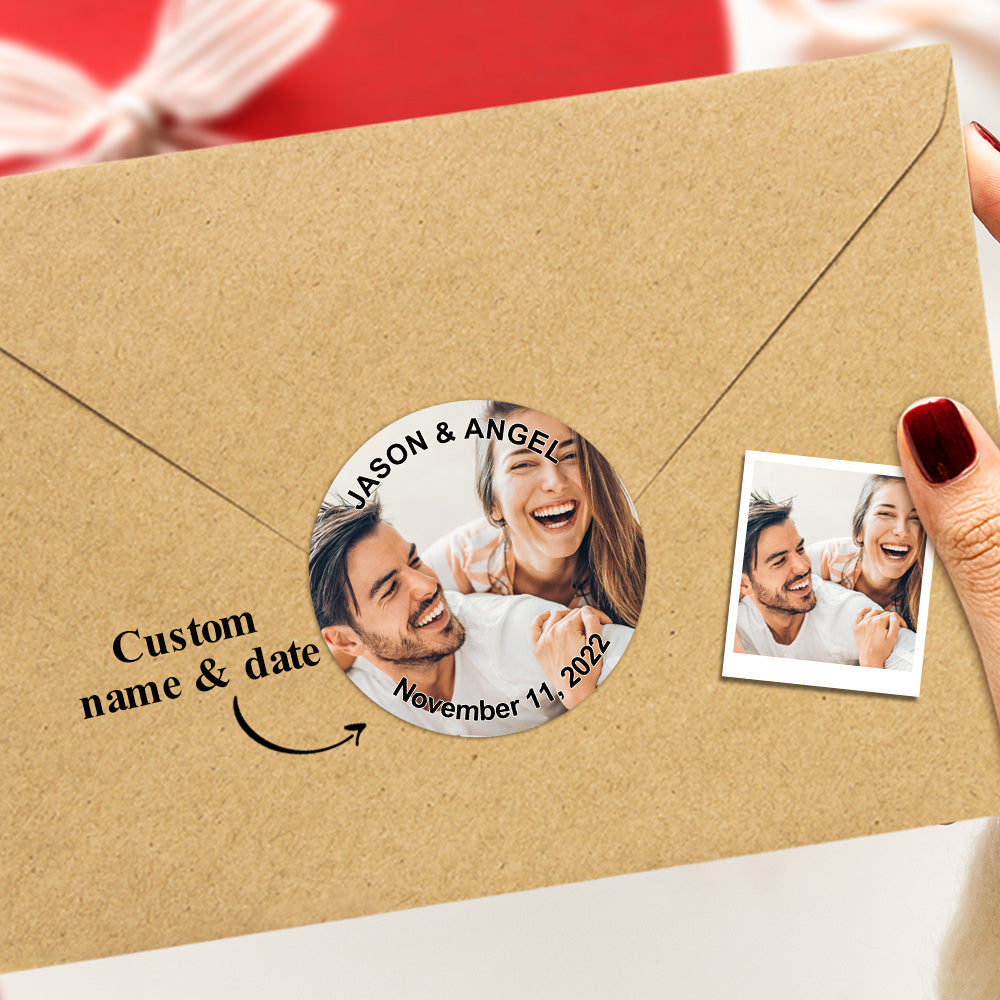 Personalized Thank You Stickers Round Wedding Birthday Favor labels for Gifts