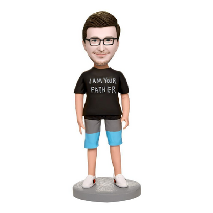 Custom I'm Your Father Bobbleheads With Engraved Text