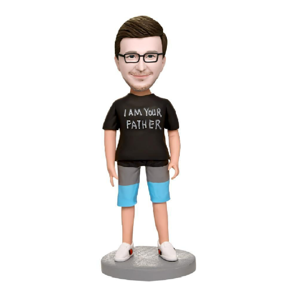 Custom I'm Your Father Bobbleheads With Engraved Text