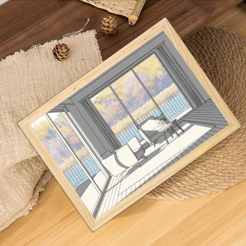 Painting Night Light Creative Sunshine Painting Lamp Home Decoration Gifts