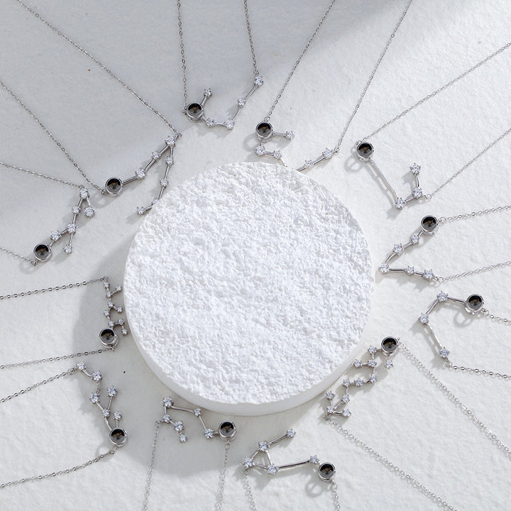 Custom Projection Necklace Constellation Photo Necklace Creative Gift