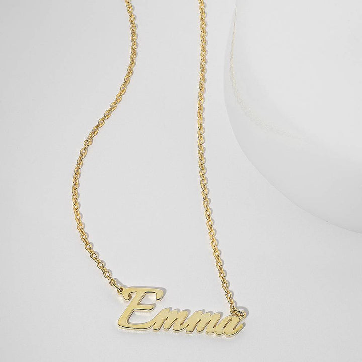 Personalized Nameplate Necklace Custom Name Jewelry