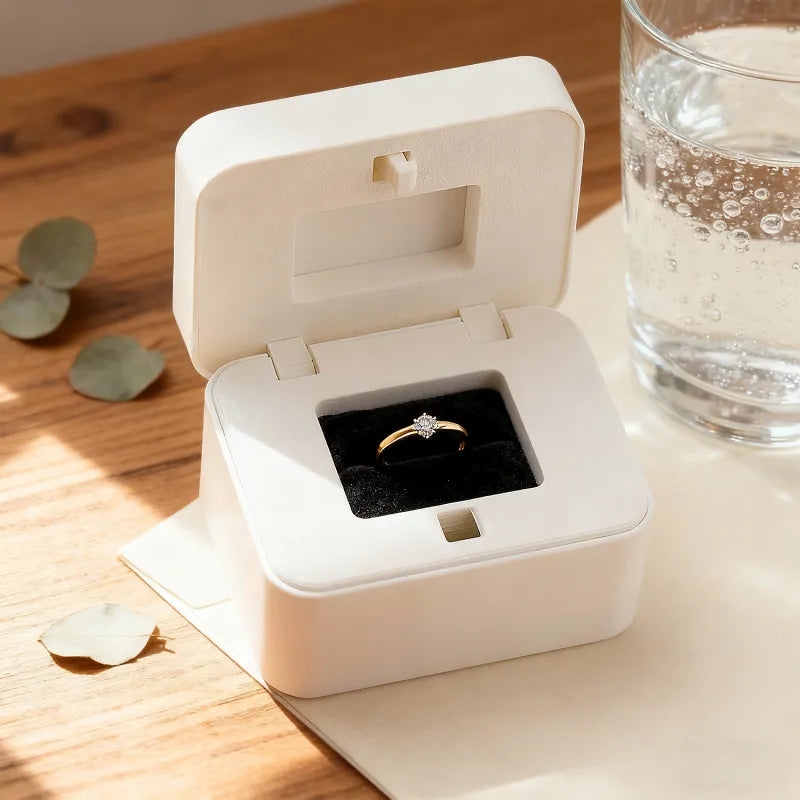 Custom Music Sliding Photo Puzzle Ring Box Unlock a Personalized Gift with Music Photo & Voice Christmas Gifts Wedding Gift