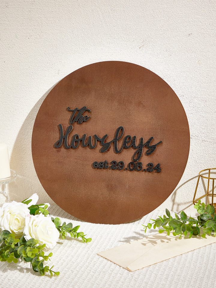 Personalized Wedding Guestbook Sign Custom Wooden Guest Book