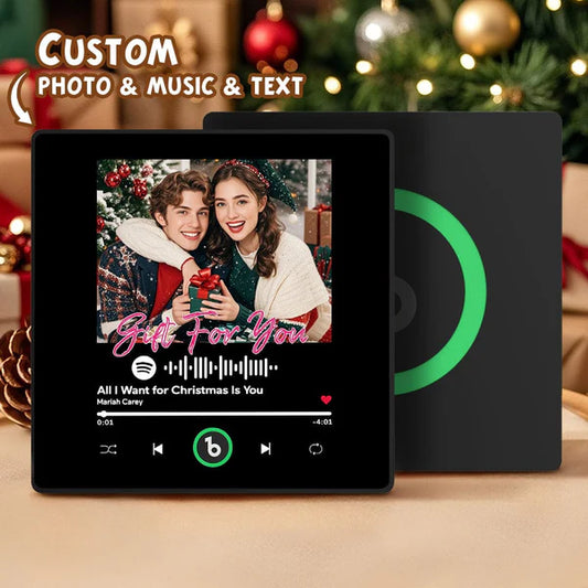 FridgeBeats Framed Custom Music & Photo Fridge Magnet FridgeBeats 4.0 Pro Supports Bluetooth Connectivity